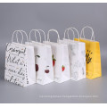 Customized take away tote fashion kraft paper bag